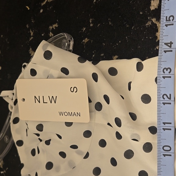 Polka Dot Luxury Designer Inspired Dress Size: Small - Picture 8 of 9